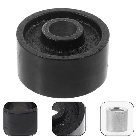 Universal Steel Front Wheel Replacement For Hydraulic Floor Jacks 2.5 Ton To 3.5 Ton, showing close-up of durable steel caster.
