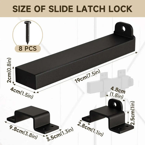 Podlock Gate Build In Built Tough Gate Latch With Padlock Hole 🍁 – Bea...