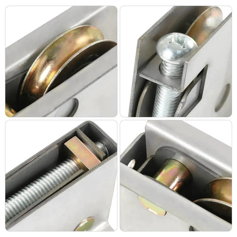 Patio Door Rollers Replacement For P Ella Sliding Doors After 1992 Pack Of 2 1 1/2 Inch Steel Ball Bearing Adjustable Height