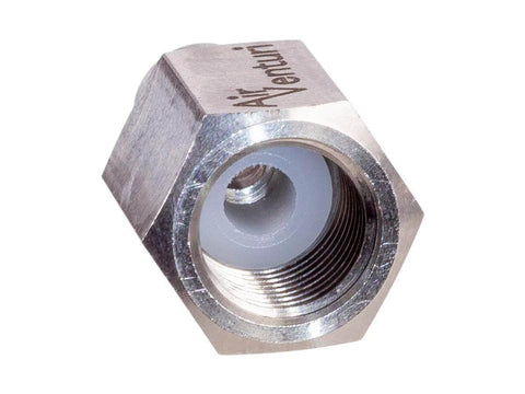 Quick-Disconnect Fitting For PCP Air Rig Systems, 1/8 BSPP Female Threads, Steel Build, 5000 PSI Rated, Delrin Seal Included, High-Pressure Air Line Connector For Tanks And Regulators, Silver