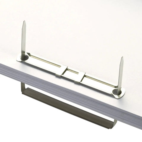 Prong Paper Fasteners For File Folders With 1 Inch Capacity And 2.75 Inch Base Box Of 50 Complete Two Piece Sets Easy To Use