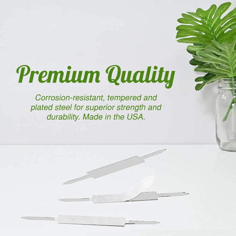 Budget Friendly Economy Self Adhesive Prong Paper Fasteners 1 Inch Capacity 2.75 Inch Base Rust Resistant Steel File Clips