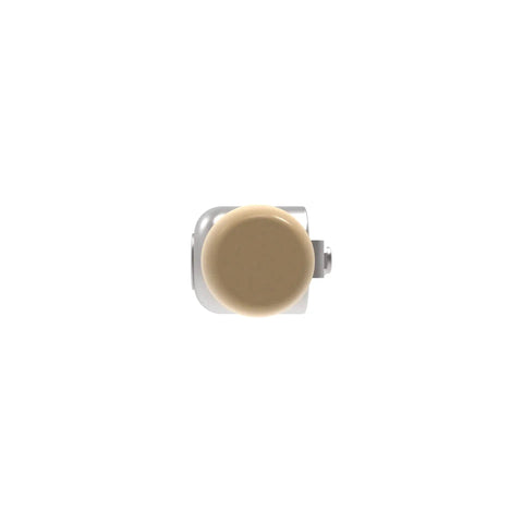 Top view of Heavy Duty Steel Seam Roller With 2 Inch By 2 Inch Radius End For Construction Use Built Tough With Enclosed Bearings For Smooth Rolling