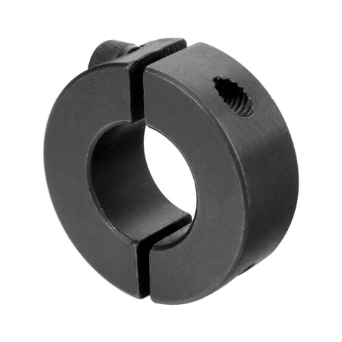 (4-Pack) Shaft Collar 1" Bore, 1045 Steel Double Split Clamp-On Shaft Collars Style, 1-3/4" OD, 1/2" Thickness, with M4 Set Screws