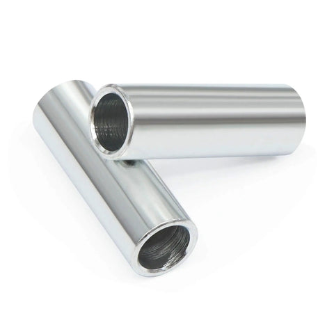 Durable Seamless Steel Spacer Kit Ten Pack With Three Eighth Inch ID And One Half Inch OD One And One Half Inch Long Zinc Plated
