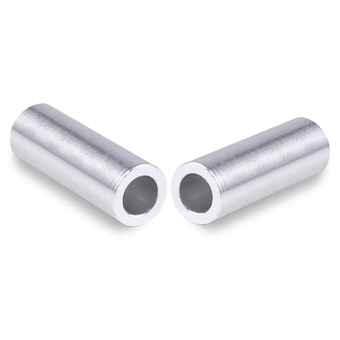 10 Pack Steel Spacers 3/8 Inch Inner Diameter 1/2 Inch Outer Diameter 1-1/2 Inch Length Round Bushing Screw Standoff Spacer