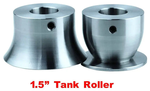 1.5 inch tank roller dies for bead roller with 22mm shaft, part of eight radius die set for bead roller in Cr12 steel.