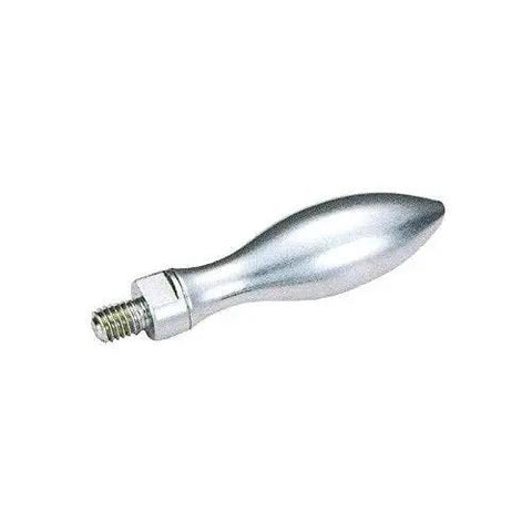 3/8-16 Thread Ellipse End Handle in Steel for Moveable Hand Wheels, 99mm Long With 25mm Diameter and 13mm Shoulder L1
