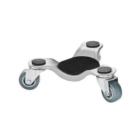 ✝️ Furniture Dolly, 4 Pack 6-Inch Steel Tri-Dolly with 360° PP Swivel Wheels and Non-Slip Cap, 3 Wheels Furniture