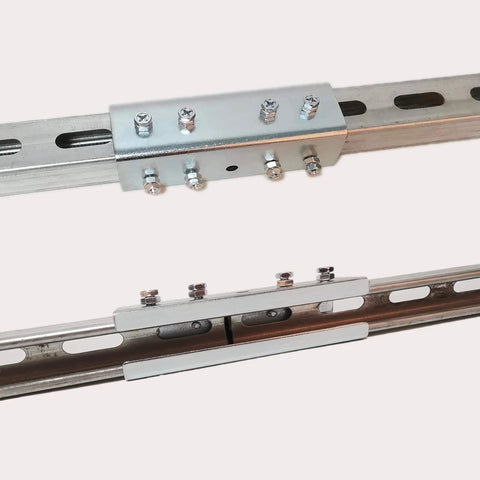 Heavy Duty 3.1mm Thick Steel U Shaped Strut Channel Connector Extend Bracket For One And Five Eighths Inch Wide And One And Five Eighths Inch High Channel Reliable Mounting Bracket Joiner For Industrial Framing Systems