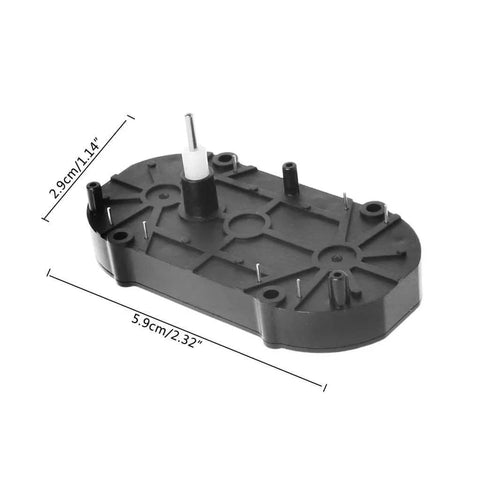 Stepper Rotation Motor 270 Degrees Auto Instrument Machine Black Plastic+Metal Black Plastic+Metal, 2.9 5.9cm