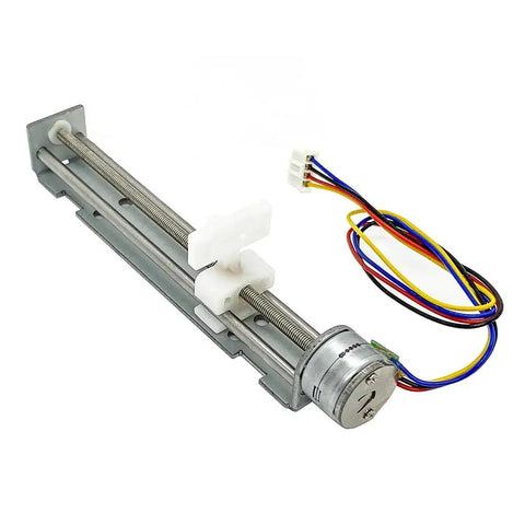DC 5V 9V 12V Two Phase Four Wire Stepper Motor Linear Rail Kit with 90mm Stroke Lead Screw Linear Stage Actuator Nut Slider