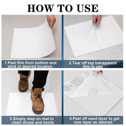 Sticky Mats For Cleanrooms And Laboratories 60 By 90 Cm 10 Pack 300 Sheet Adhesive Debris Mats installation guide