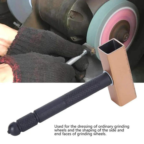 Stone Dresser Disc Wheel Abrasive Tool With Anti Slip Handle small durable metal alloy for precise shaping on grinding wheels