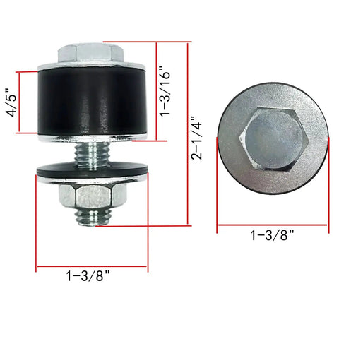 Two Pack Strut Channel Trolley Stopper And Roller Limiter For One And Five Eighths Inch Wide And Taller Strut Channels, Durable