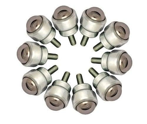10-Pack M8x1.25 Stud Ball Transfer Unit Bolt