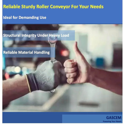 Thumbs up and handshake promoting Pack of 2 Long Roller and Bracket Set 10 Inch BF 1.5 Inch Diameter Galvanized Steel Conveyor Rollers