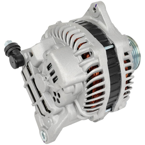 Side view of Direct Fit Replacement Alternator For Subaru 2006 To 2009 3.0L Models Including B9 Tribeca Base And Limited