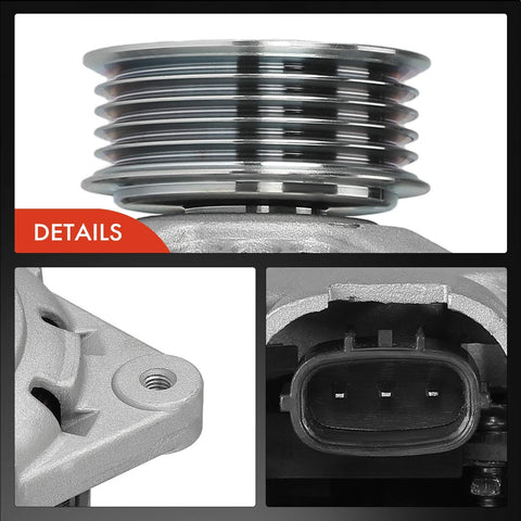 Alternator For Subaru Outback And Legacy 2000 To 2002 2.5L Automatic Transmission 12V 90A 5 Groove Pulley Clockwise Replacement LR190742