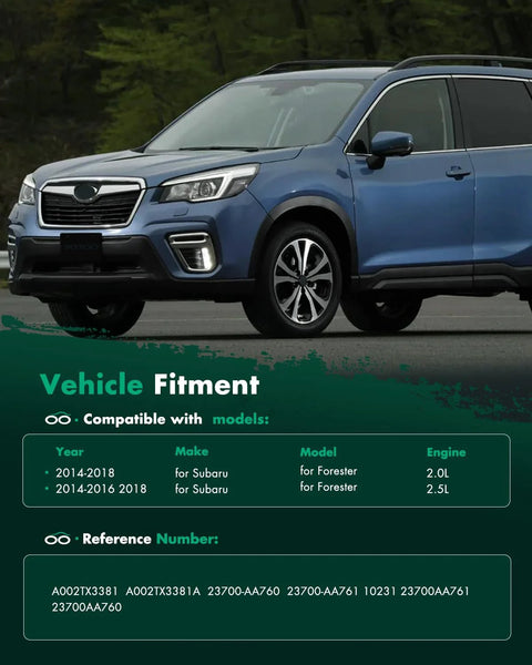Blue Subaru Forester compatible with Premium Alternator Fit For Subaru Forester 2014 2015 2016 2017 2018 2.0L 2.5L