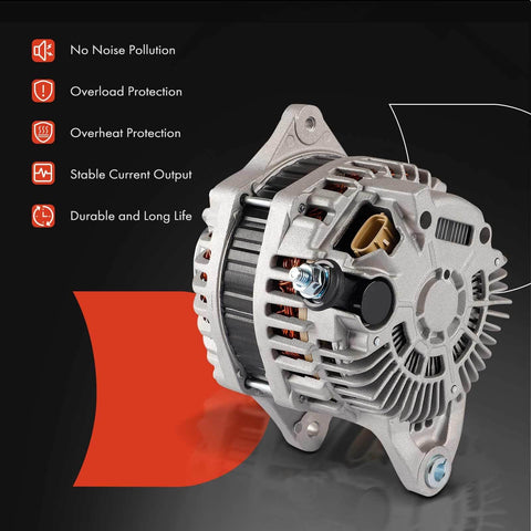 Alternator Replacement For Subaru Outback 2015 2016 2017 And Legacy 2015 2017 3.6L 12V 130A Six Groove Clockwise Pulley