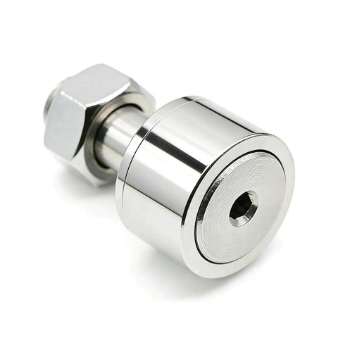 Cam Follower Needle Roller Bearing In SUS304 Stainless Steel, KR13 CF5, M5X13X23mm with M5X0.8mm Thread, high corrosion resistance