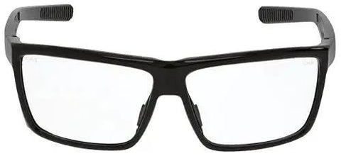 Swagger SR2 Safety Glasses with Detachable Side Shields Scratch Resistant Lenses, front view on white background.