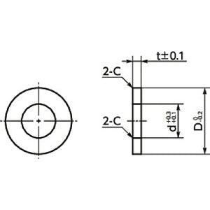 SWAS-12-20-3-AW NBK Stainless Steel Adjust Metal Washer -Made in Japan-Pack of 10 - VXB Ball Bearings