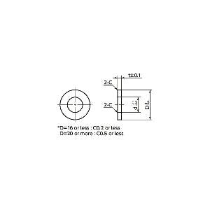 SWAS-5-12-2-AWBK NBK Stainless Steel Black Adjust Metal Washer -Made in Japan-Pack of One - VXB Ball Bearings