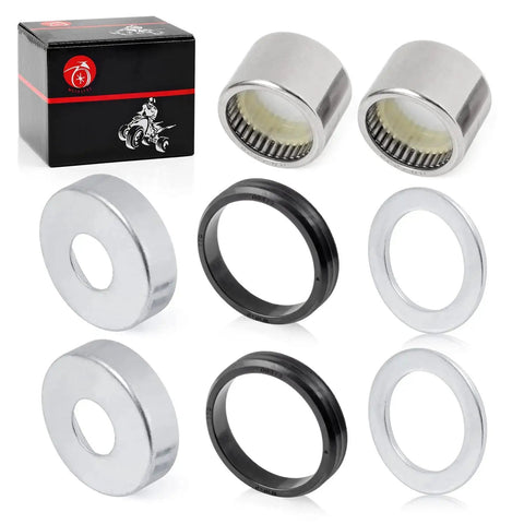 Swingarm Bearings Dust Cap Seal And Pivot Sleeve Rebuild Kit For Banshee 350 YFZ350 1987-2006 28-1028 components shown