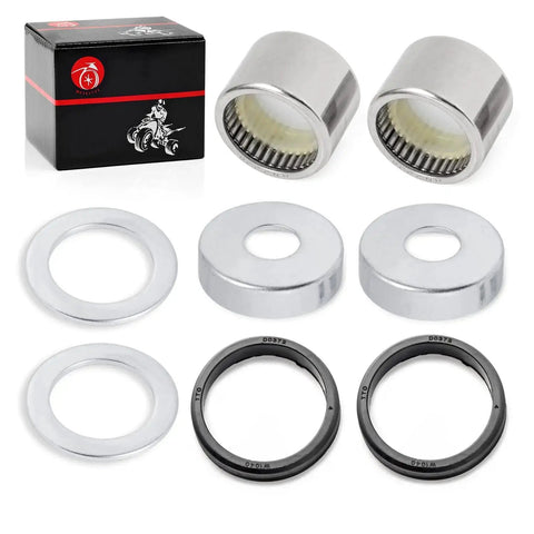 Swingarm Bearings Dust Cap Seal And Pivot Sleeve Rebuild Kit For Banshee 350 YFZ350 1987-2006 28-1028 package contents