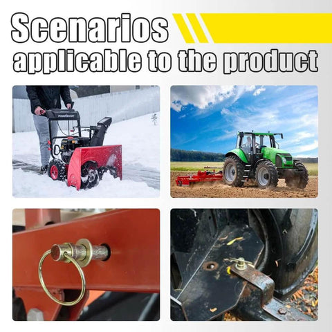 Swivel Hitch Pin 1/2 X 6-1/4 Inch Replacement For Power Max Snowblowers Home Farm And Automotive Use in various scenarios