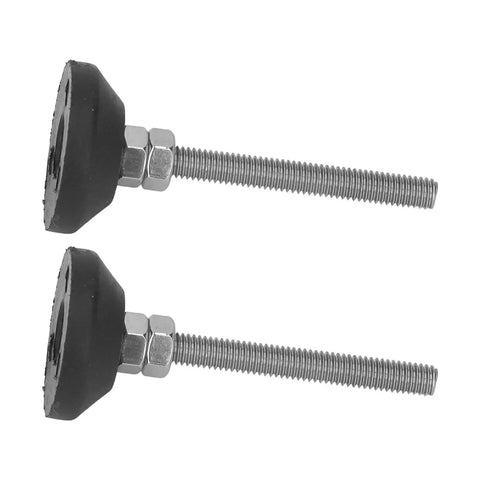 Achieve precise, wobble-free stability with this 4-pack of screw-on swivel leveling feet, featuring a 50mm adjustable height and M6 thread