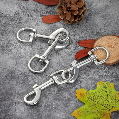3 Inch Swivel Snap Hooks 12 Pcs Heavy Duty Pet Leash Hooks Swivel Eye Snap Clips For Dog Leash DIY Crafts Project Zinc Alloy