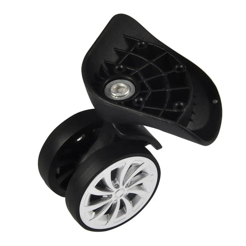 360 Degree Swivel Replacement Wheels For Luggage And Suitcases, Size 3.1 By 3.5 By 2.2 Inch, Universal Draw Bar Box Accessory