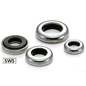 SWS-3 NBK Seal washer - Rubber Packing Silicone rubber NBK Washers Pack of 10 Washers Made in Japan - VXB Ball Bearings