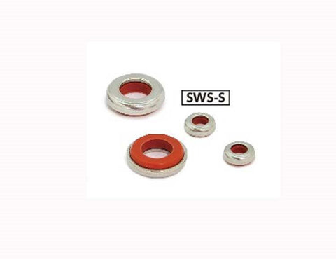 SWS-3-S NBK Seal washer - Rubber Packing Silicone rubber NBK Washers Pack of 10 Washers Made in Japan - VXB Ball Bearings