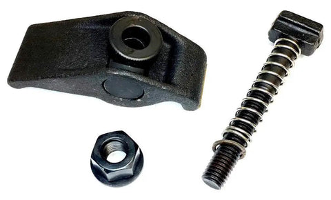 Adjustable Clamp Assembly for Mill Tables T Slot Three Eighths Inch By Sixteen Thread Three Inches Long One Piece Quick Setup