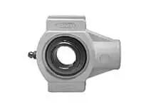 1-1/2 in Take-Up Set Screw Ball Bearing Black Kanigen Finish Single Unit for Linear Slide Applications and Shaft Support