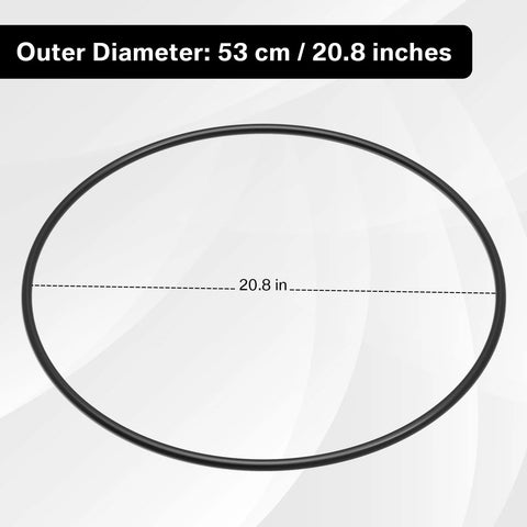 Tank Clamp O Ring Replacement For Clean And Clear Plus Fiberglass Reinforced Polypropylene Tank Filters And FNS Plus Filters Compatible With CCP 320 420 520 CCP240 Quad DE And FNSP24 36 48 60 Keeps Your Seal Tight, outer diameter 53 cm or 20.8 inches.