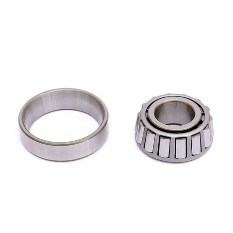 Tapered Roller Bearing LM11949 LM11910, Set of 4, showing individual components featuring metal construction for wheel hubs.