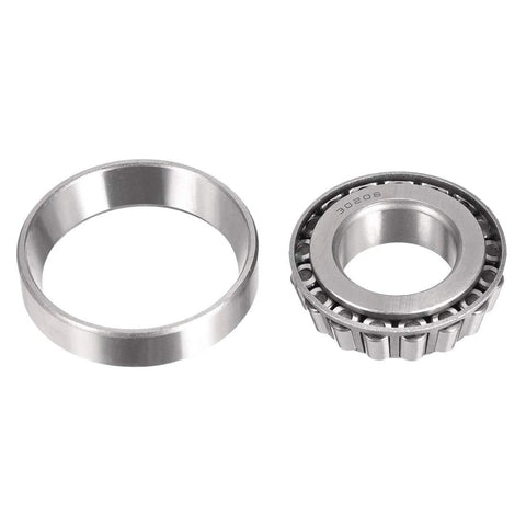 Premium tapered roller bearing cone and cup set with a 30mm bore, 62mm outer diameter and 17.5mm thickness, two-piece model 30206