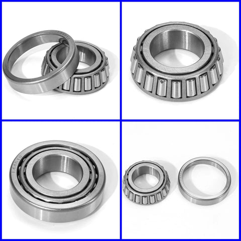 L44643/L44610 Tapered Roller Bearing Cone and Cup, 1.0000" Bore x 1.9800" OD x 0.5906" Thick Chrome Steel Taper Set A14 Bearings