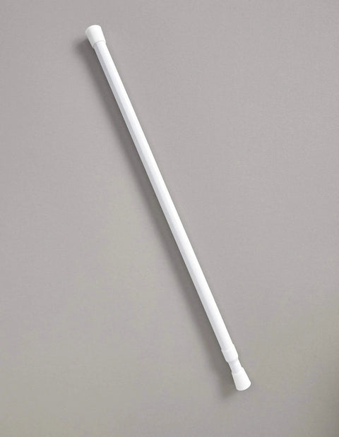 Telescopic Door Security Bar With Rubber Ends For Friction Adjustable From 26 To 48 Inches In Durable Steel And PVC Provides An Extra Layer Of Home Safety For Sliding Doors And Windows Easy To Install With Clear Instructions