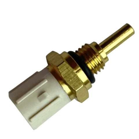 DAOKACUO automotive temperature sensor 37870PJ7003 with brass threaded stem and white plastic connector