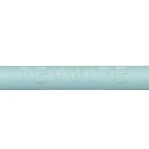 Close-up of Texwipe branding on the polypropylene handle of Micro Absorbond Cleanroom Swab With 0.39 Inch Knit Polyester Tip, TX759B