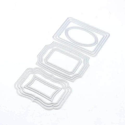 ATC Cards Die Set For Scrapbooking And DIY Card Making, Metal Cutting Dies And Stencils For Embossing, Works With Most Die Cutting Machines