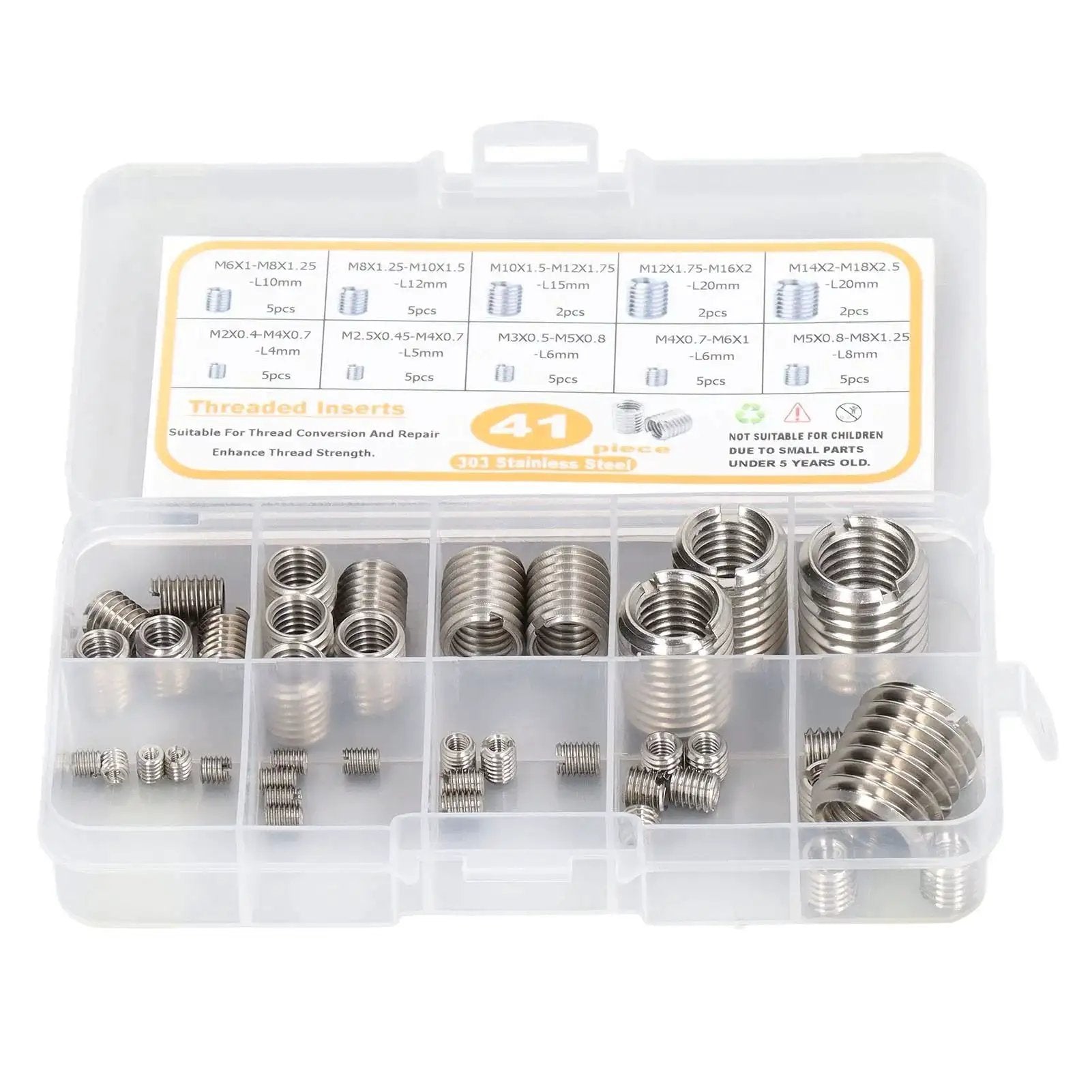 thread repair kit for M2 to M14 sizes with box 🍁 &ndas...