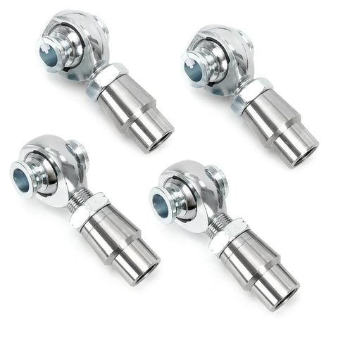 3/4 Heim Joints Rod End Kit with Right & Left Hand Threads, 750 Bore Chromoly Panhard Setup, Includes Tube Adapters and Jam Nuts, 2 Pair
