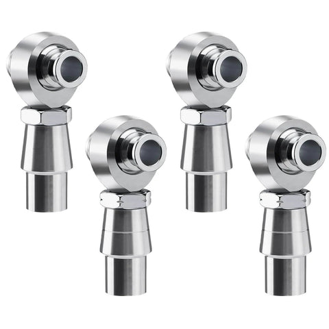 3/4 inch Heim Joint Rod End Kit, right and left hand thread chromoly joints, with tube adapters, misalignment spacers, jam nuts, 2 piece set